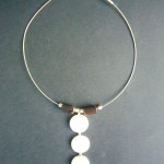Silver & Bone Choker NMB17