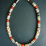 Mara Short Necklace with Amber Carnelian – MN2
