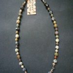 Silver Leaf Agate Necklace – MN11