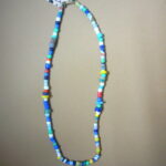 Colourful Glass Bead Boho Necklace – MN21