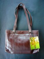 Annabelle Thom Dark Brown Leather Handbag – ATBAG4